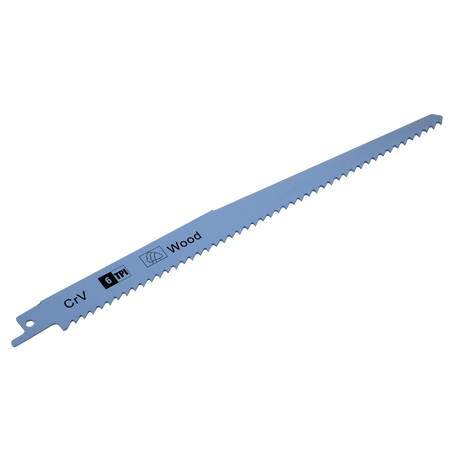 Sealey SRBS911D Reciprocating Saw Blade for Clean Wood 230mm 6tpi - Pack of 5