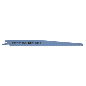 Sealey SRBS911D Reciprocating Saw Blade for Clean Wood 230mm 6tpi - Pack of 5 - additional view 3