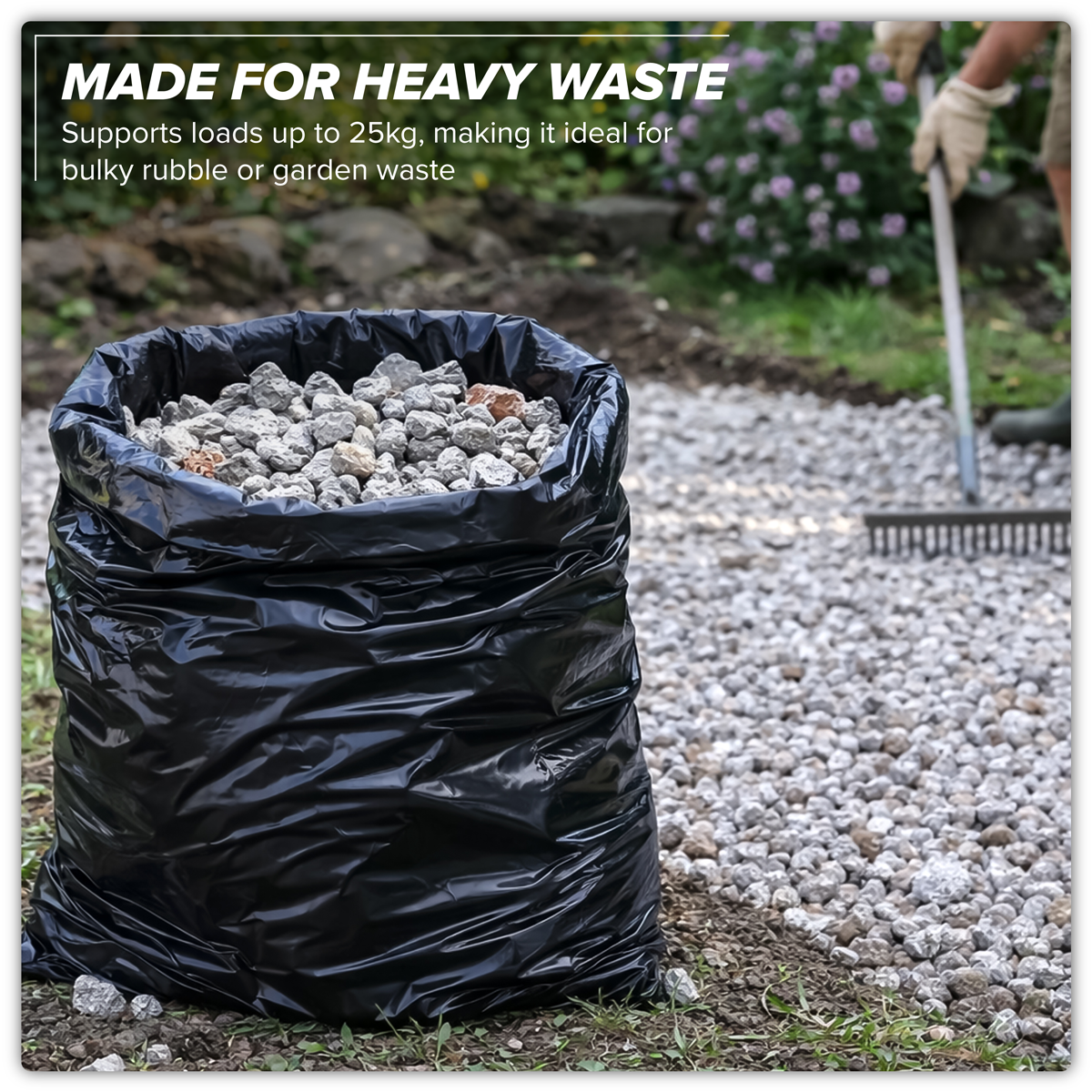 Sealey SRS20 Rubble Sacks 50L - Pack of 20 - additional view 6