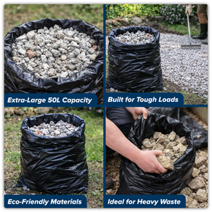 Sealey SRS20 Rubble Sacks 50L - Pack of 20 - additional view 7