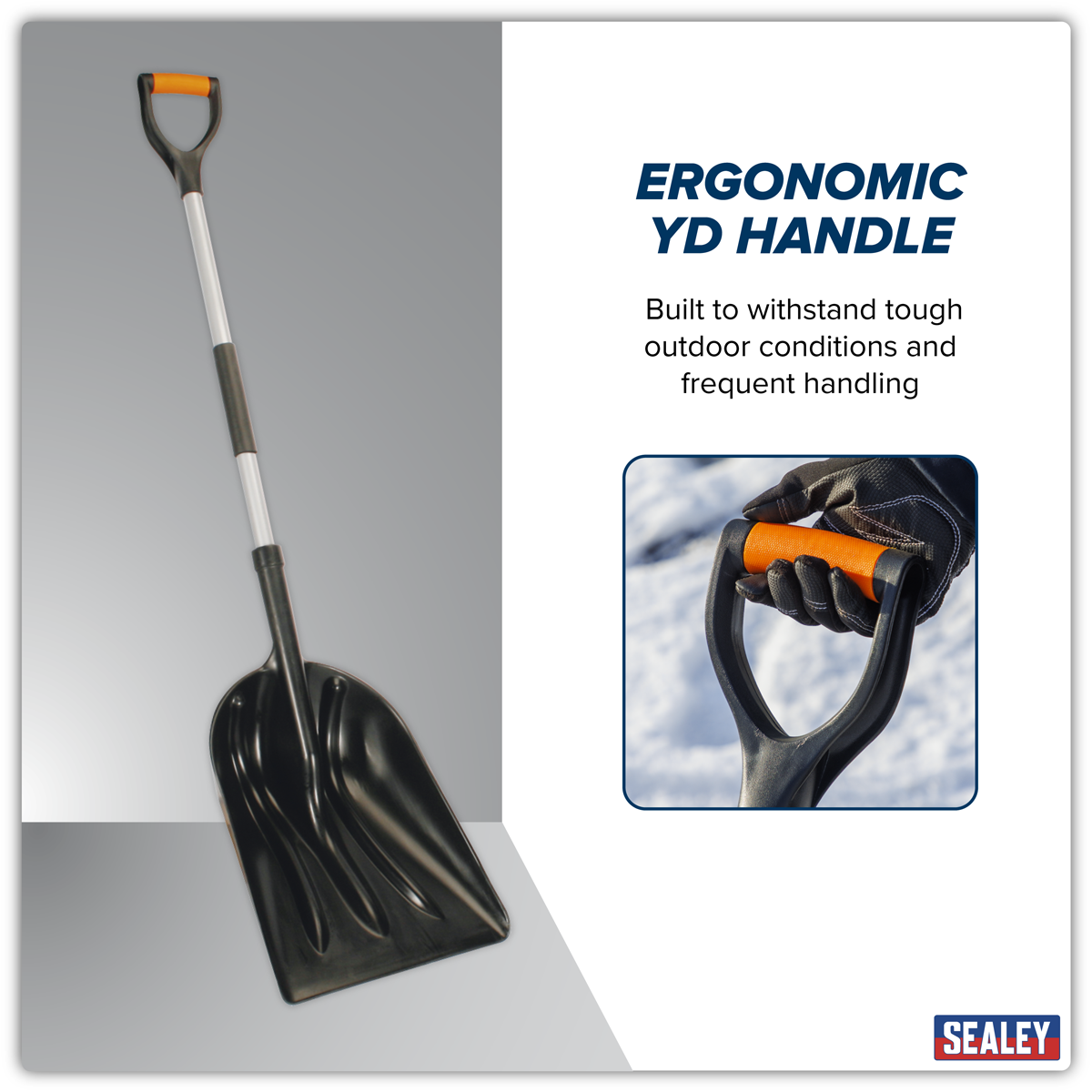 Sealey SS01 General-Purpose Shovel with 900mm Metal Handle - additional view 8