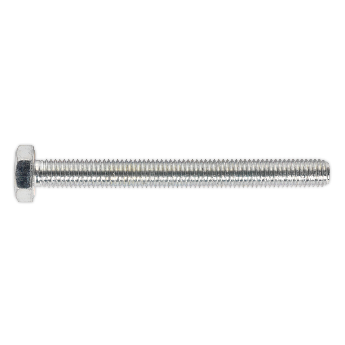 Sealey SS10100 8.8 Zinc Plated HT Setscrew M10 x 100mm, DIN 933 - Pack of 25
