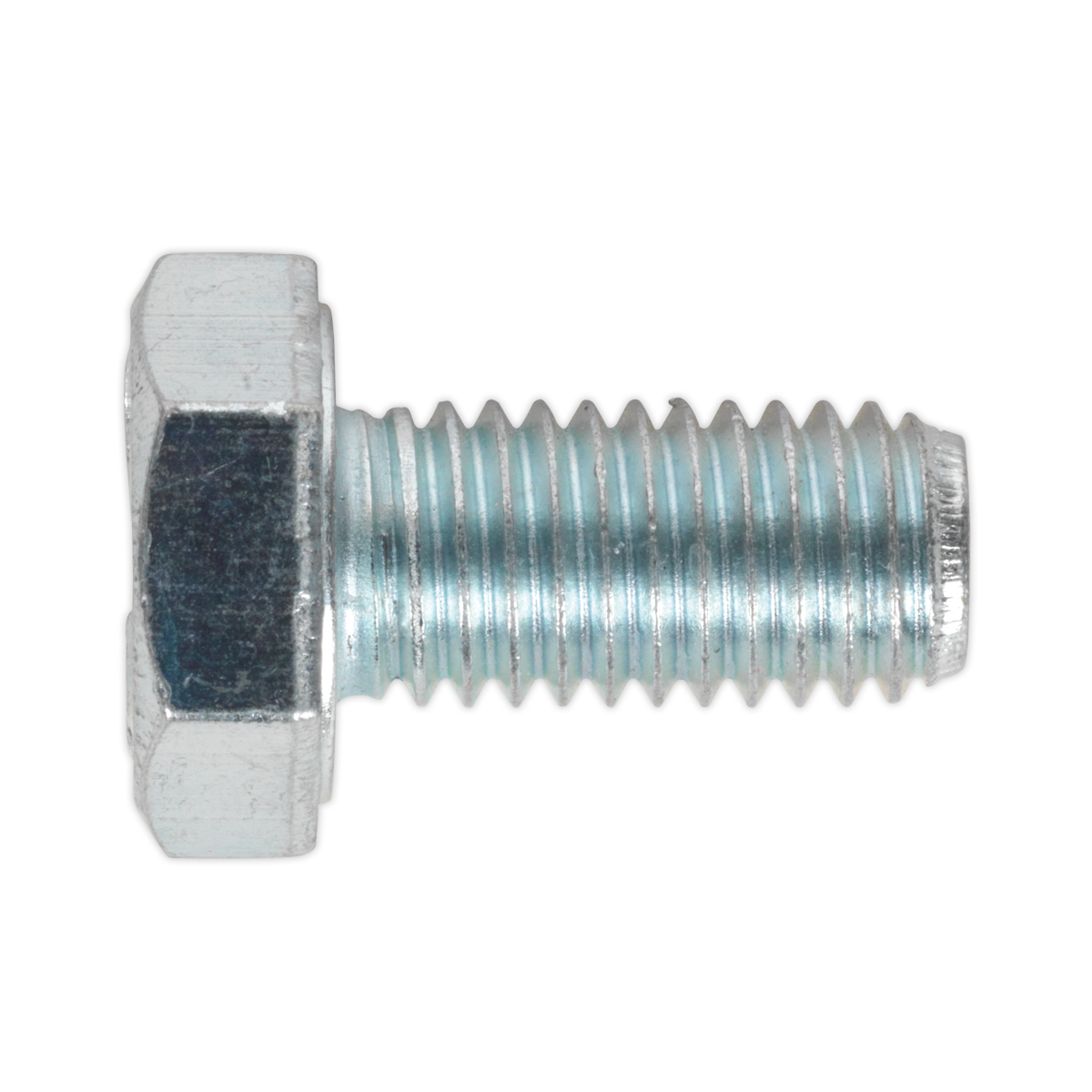 Sealey SS1020 8.8 Zinc Plated HT Setscrew M10 x 20mm, DIN 933 - Pack of 25