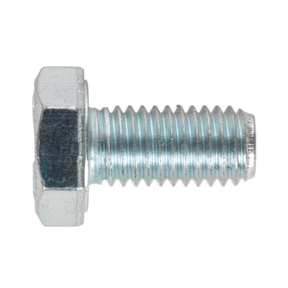 Sealey SS1020 8.8 Zinc Plated HT Setscrew M10 x 20mm, DIN 933 - Pack of 25