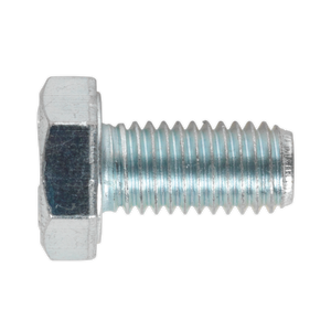 Sealey SS1020 8.8 Zinc Plated HT Setscrew M10 x 20mm, DIN 933 - Pack of 25