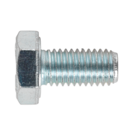 Sealey SS1020 8.8 Zinc Plated HT Setscrew M10 x 20mm, DIN 933 - Pack of 25