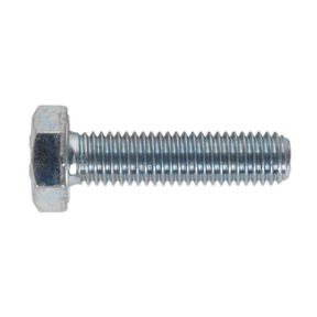 Sealey SS1040 8.8 Zinc Plated HT Setscrew M10 x 40mm, DIN 933 - Pack of 25