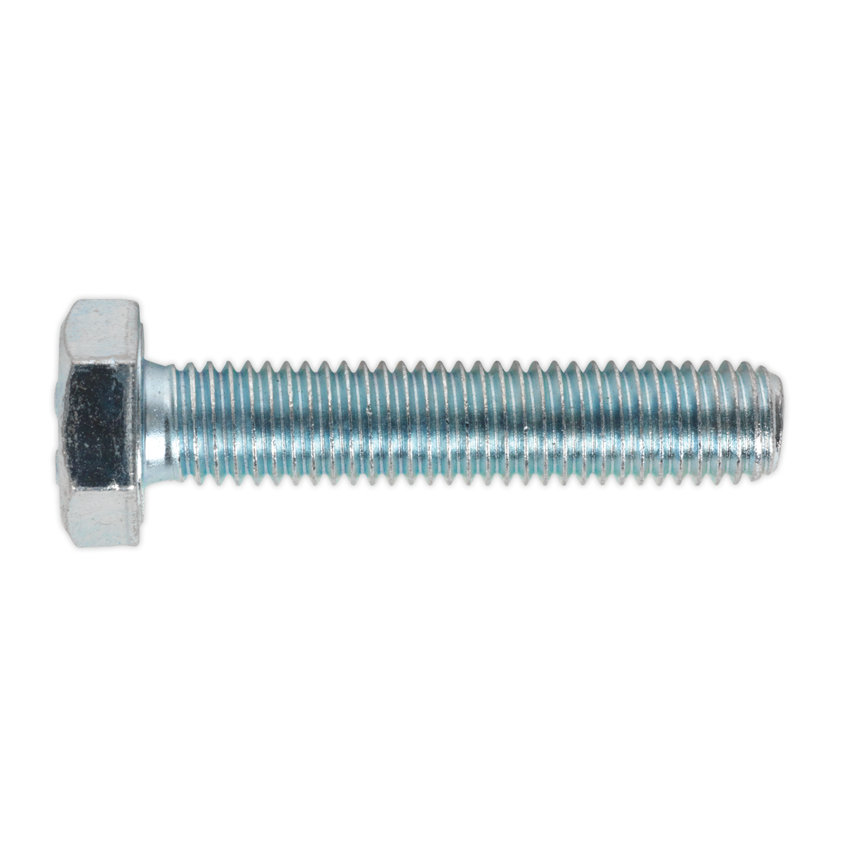 Sealey SS1050 8.8 Zinc Plated HT Setscrew M10 x 50mm, DIN 933 - Pack of 25