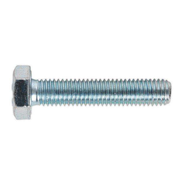 Sealey SS1050 8.8 Zinc Plated HT Setscrew M10 x 50mm, DIN 933 - Pack of 25