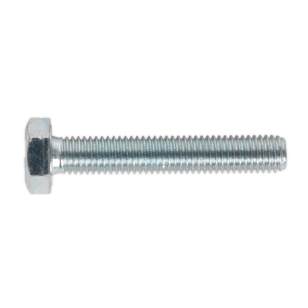 Sealey SS1060 8.8 Zinc Plated HT Setscrew M10 x 60mm, DIN 933 - Pack of 25