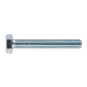 Sealey SS1070 8.8 Zinc Plated HT Setscrew M10 x 70mm, DIN 933 - Pack of 25