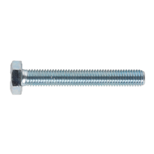 Sealey SS1070 8.8 Zinc Plated HT Setscrew M10 x 70mm, DIN 933 - Pack of 25