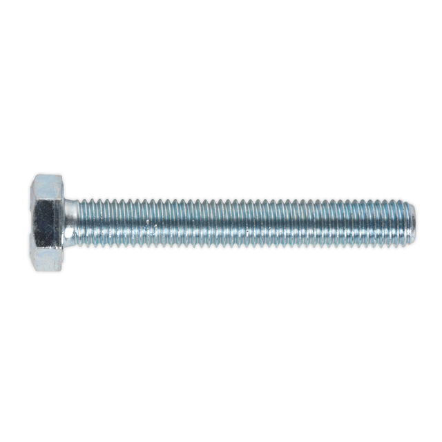 Sealey SS1070 8.8 Zinc Plated HT Setscrew M10 x 70mm, DIN 933 - Pack of 25