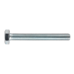 Sealey SS1080 8.8 Zinc Plated HT Setscrew M10 x 80mm, DIN 933 - Pack of 25