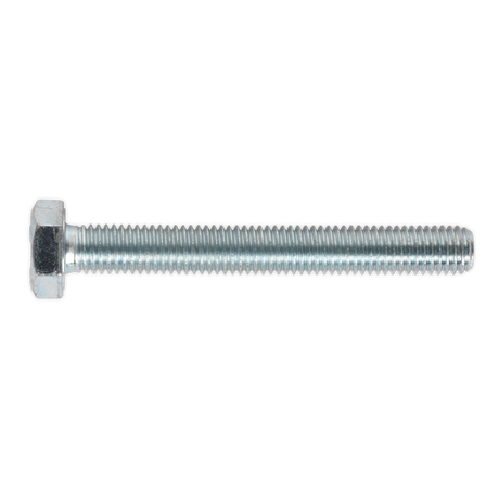 Sealey SS1080 8.8 Zinc Plated HT Setscrew M10 x 80mm, DIN 933 - Pack of 25