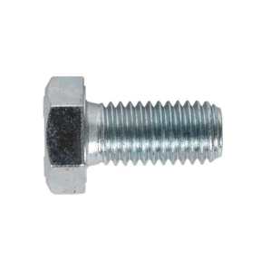 Sealey SS1225 8.8 Zinc Plated HT Setscrew M12 x 25mm, DIN 933 - Pack of 25