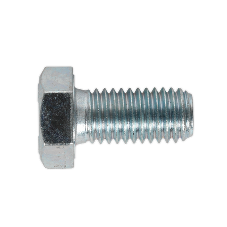 Sealey SS1225 8.8 Zinc Plated HT Setscrew M12 x 25mm, DIN 933 - Pack of 25