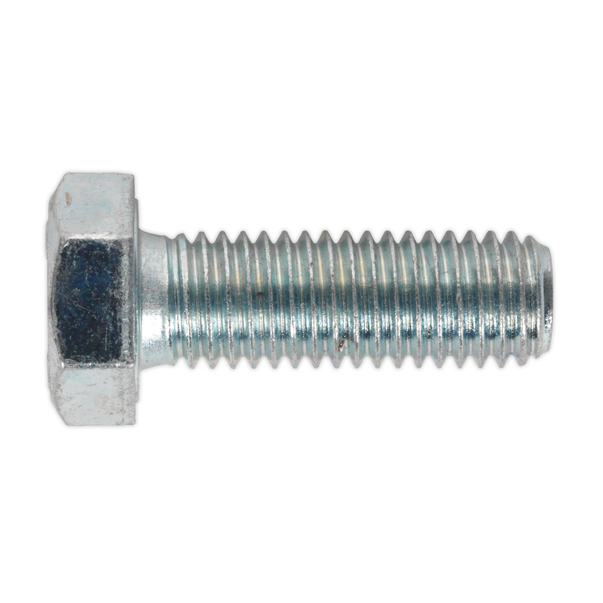 Sealey SS1235 8.8 Zinc Plated HT Setscrew M12 x 35mm, DIN 933 - Pack of 25