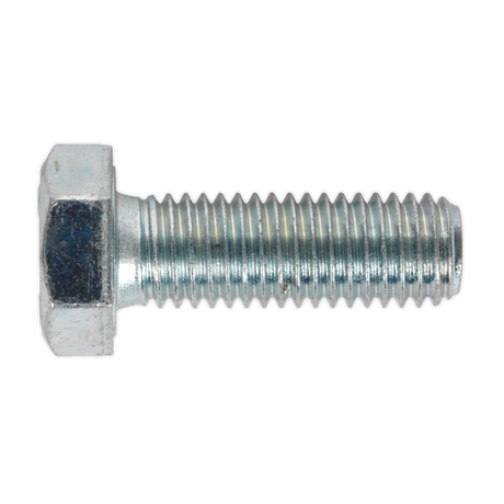 Sealey SS1235 8.8 Zinc Plated HT Setscrew M12 x 35mm, DIN 933 - Pack of 25
