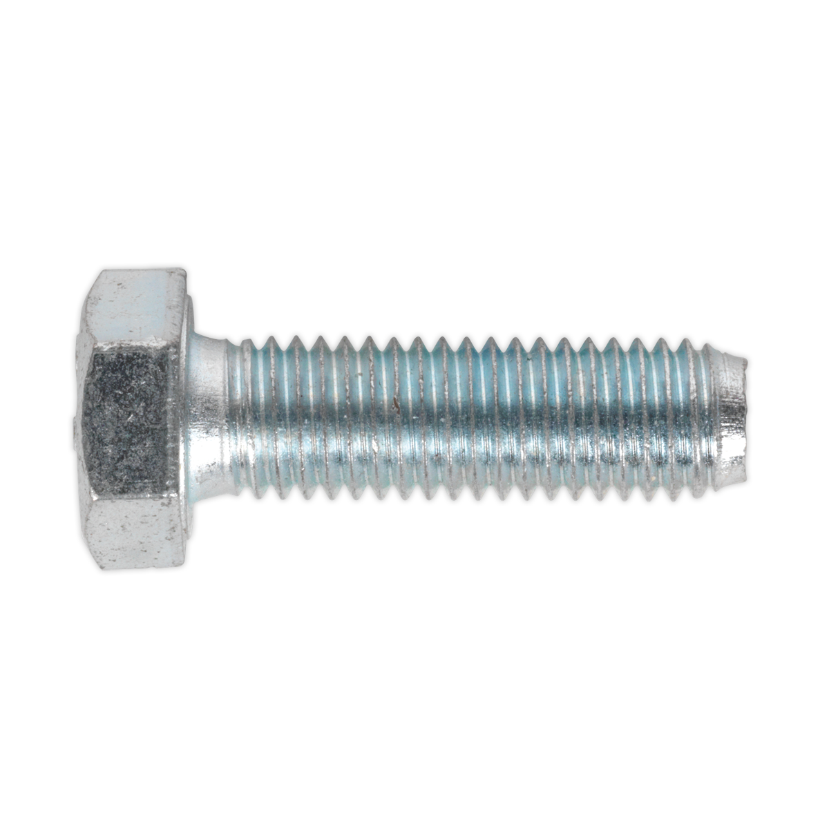Sealey SS1240 8.8 Zinc Plated HT Setscrew M12 x 40mm, DIN 933 - Pack of 25