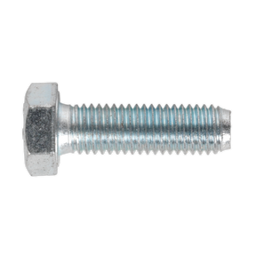 Sealey SS1240 8.8 Zinc Plated HT Setscrew M12 x 40mm, DIN 933 - Pack of 25