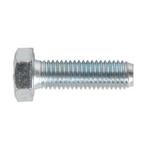 Sealey SS1240 8.8 Zinc Plated HT Setscrew M12 x 40mm, DIN 933 - Pack of 25