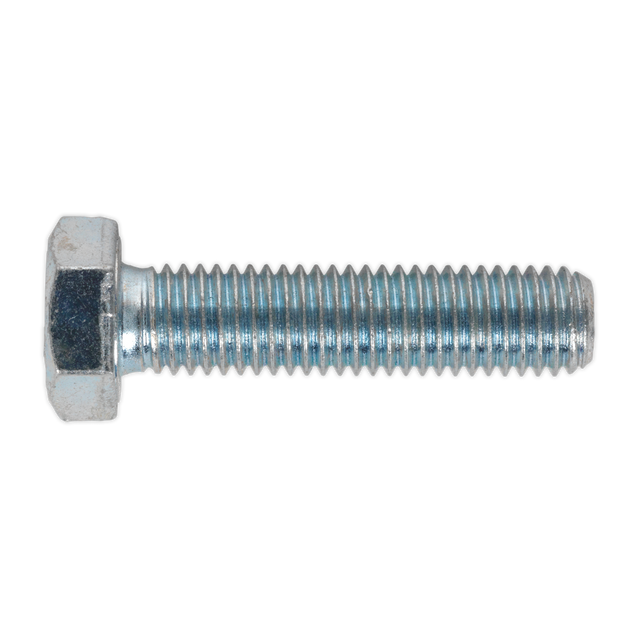 Sealey SS1250 8.8 Zinc Plated HT Setscrew M12 x 50mm, DIN 933 - Pack of 25
