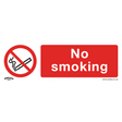 Sealey SS13P1 Worksafe® No Smoking Safety Sign - Rigid Plastic