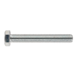 Sealey SS14100 8.8 Zinc Plated HT Setscrew M14 x 100mm, DIN 933 - Pack of 10