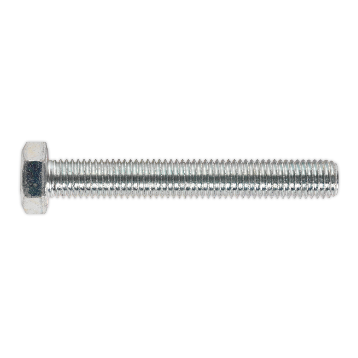Sealey SS14100 8.8 Zinc Plated HT Setscrew M14 x 100mm, DIN 933 - Pack of 10