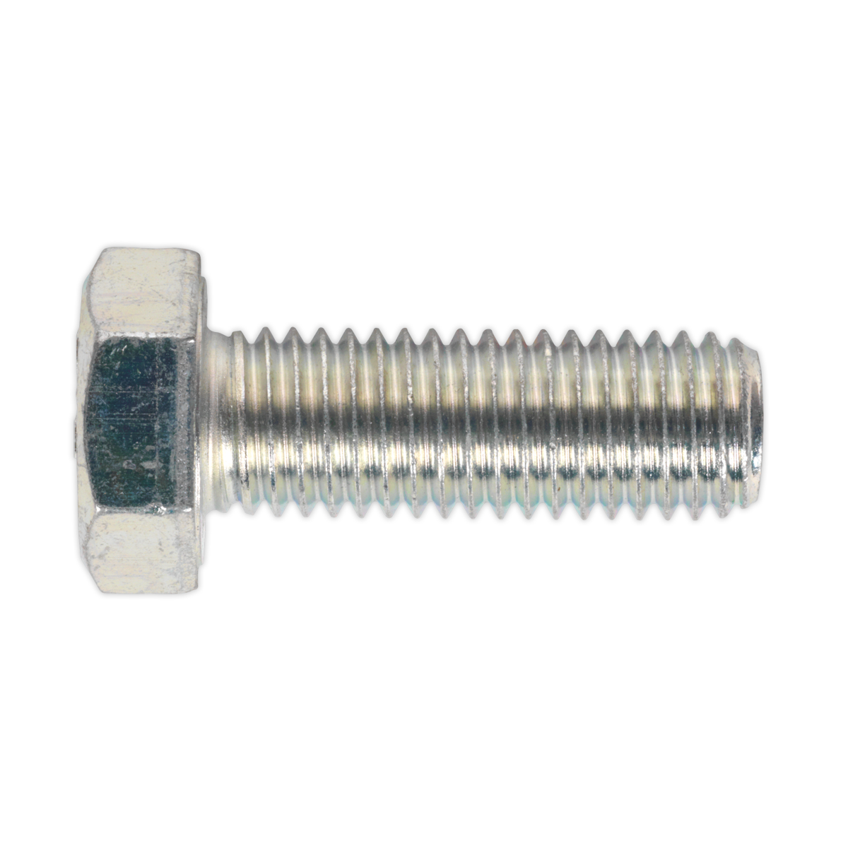 Sealey SS1440 8.8 Zinc Plated HT Setscrew M14 x 40mm, DIN 933 - Pack of 10