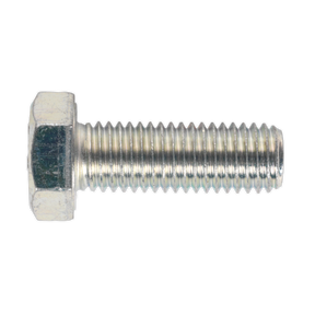 Sealey SS1440 8.8 Zinc Plated HT Setscrew M14 x 40mm, DIN 933 - Pack of 10