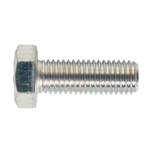 Sealey SS1440 8.8 Zinc Plated HT Setscrew M14 x 40mm, DIN 933 - Pack of 10
