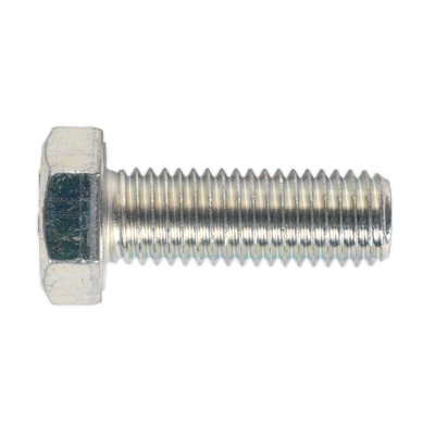 Sealey SS1440 8.8 Zinc Plated HT Setscrew M14 x 40mm, DIN 933 - Pack of 10