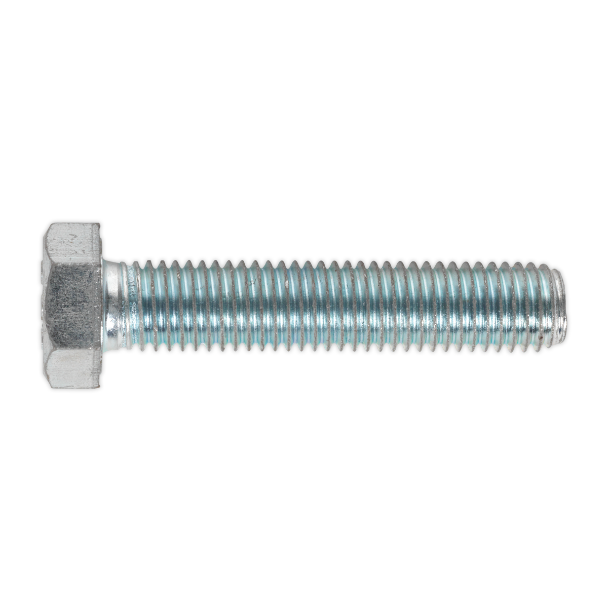 Sealey SS1470 8.8 Zinc Plated HT Setscrew M14 x 70mm, DIN 933 - Pack of 10