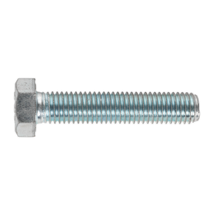 Sealey SS1470 8.8 Zinc Plated HT Setscrew M14 x 70mm, DIN 933 - Pack of 10
