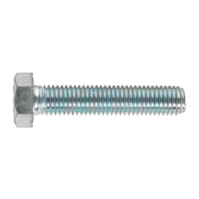 Sealey SS1470 8.8 Zinc Plated HT Setscrew M14 x 70mm, DIN 933 - Pack of 10