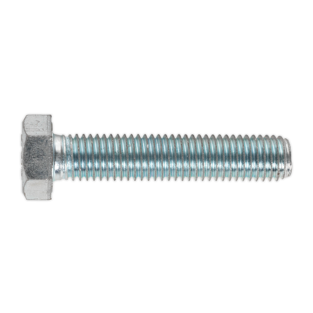 Sealey SS1470 8.8 Zinc Plated HT Setscrew M14 x 70mm, DIN 933 - Pack of 10