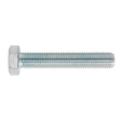 Sealey SS1480 8.8 Zinc Plated HT Setscrew M14 x 80mm, DIN 933 - Pack of 10