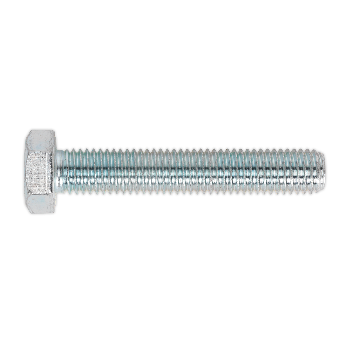 Sealey SS1480 8.8 Zinc Plated HT Setscrew M14 x 80mm, DIN 933 - Pack of 10