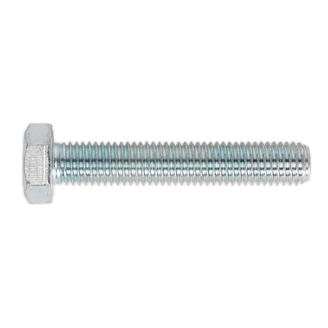 Sealey SS1480 8.8 Zinc Plated HT Setscrew M14 x 80mm, DIN 933 - Pack of 10