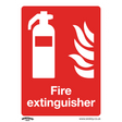 Sealey SS15P1 Worksafe® Fire Extinguisher Safety Sign - Rigid Plastic