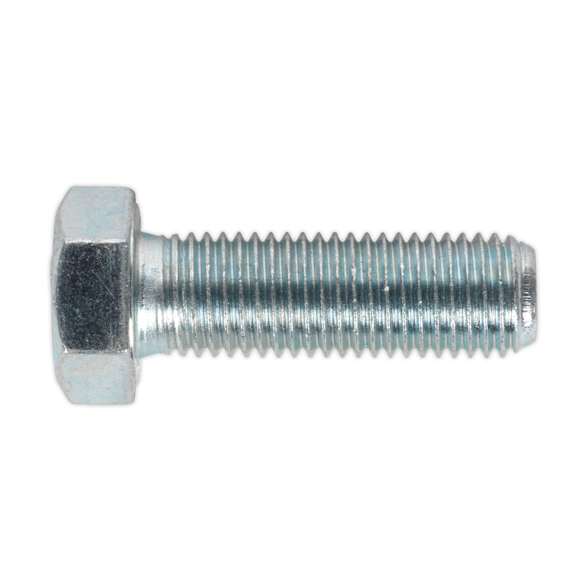 Sealey SS1650 8.8 Zinc Plated HT Setscrew M16 x 50mm, DIN 933 - Pack of 10