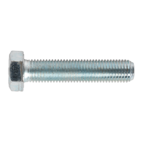 Sealey SS1675 8.8 Zinc Plated HT Setscrew M16 x 75mm, DIN 933 - Pack of 10