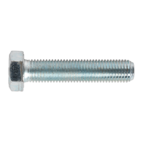 Sealey SS1675 8.8 Zinc Plated HT Setscrew M16 x 75mm, DIN 933 - Pack of 10