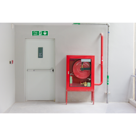 Sealey SS22V1 Worksafe® Fire Exit (Down) Safety Sign - Self-Adhesive Vinyl - additional view 2