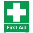 Sealey SS26P1 Worksafe® First Aid Safety Sign - Rigid Plastic