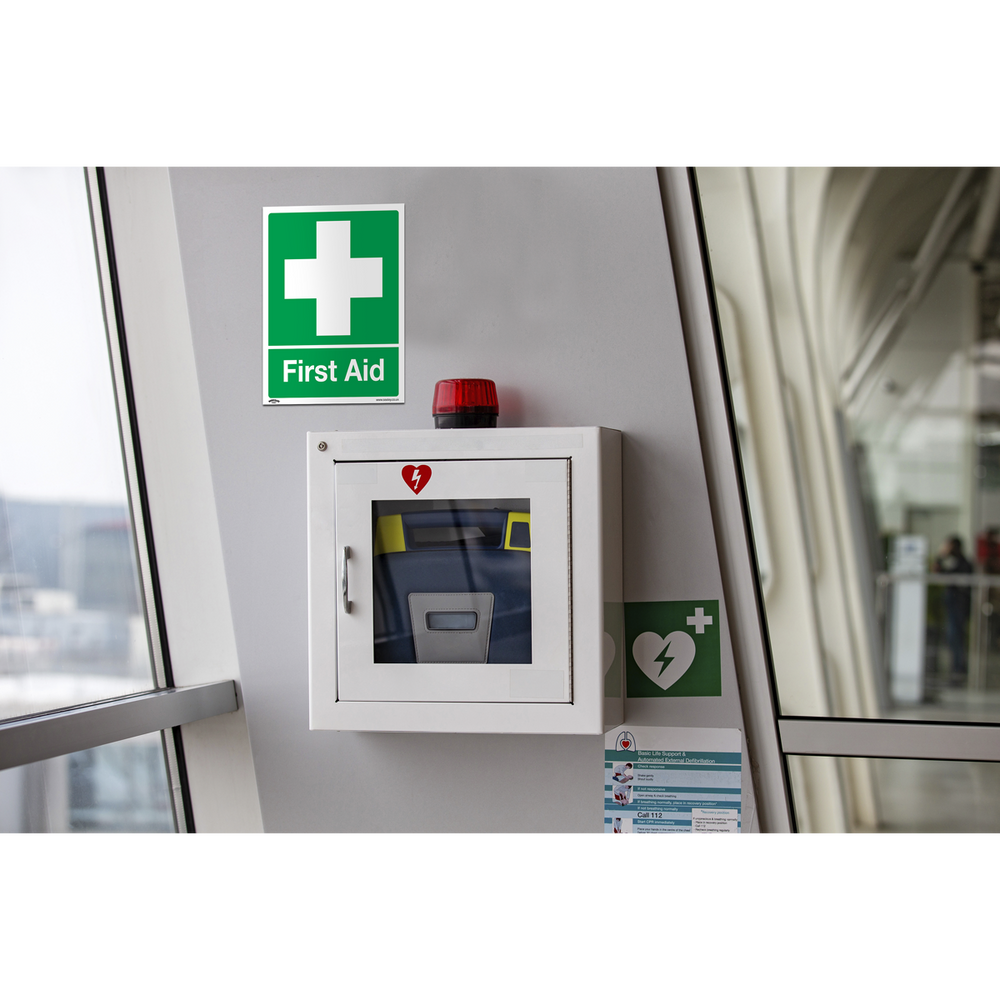 Sealey SS26V10 Worksafe® First Aid Safety Sign, Self-Adhesive Vinyl - Pack of 10 - additional view 2