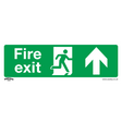 Sealey SS28P1 Worksafe® Fire Exit (Up) Safety Sign - Rigid Plastic