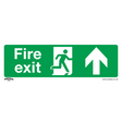 Sealey SS28V1 Worksafe® Fire Exit (Up) Safety Sign - Self-Adhesive Vinyl
